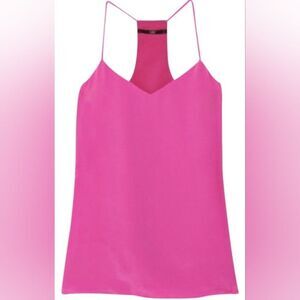 Tibi Pink Silk Blouse